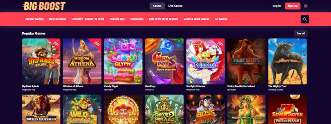 Online Slots at Big Boost Slot Casino